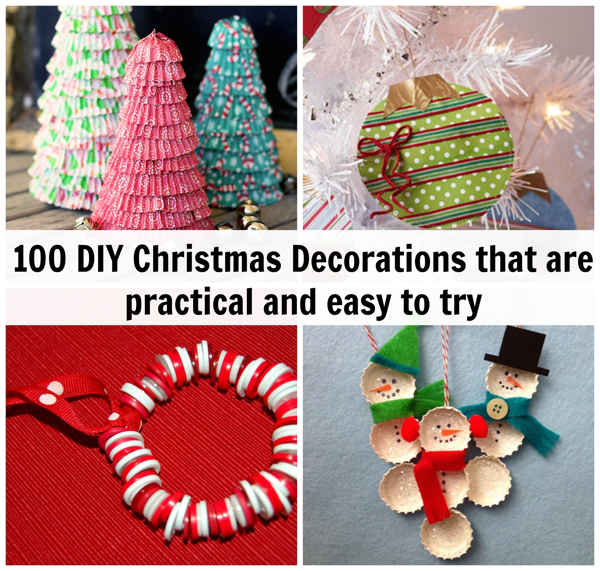 Try 4 DIY Christmas Decorations