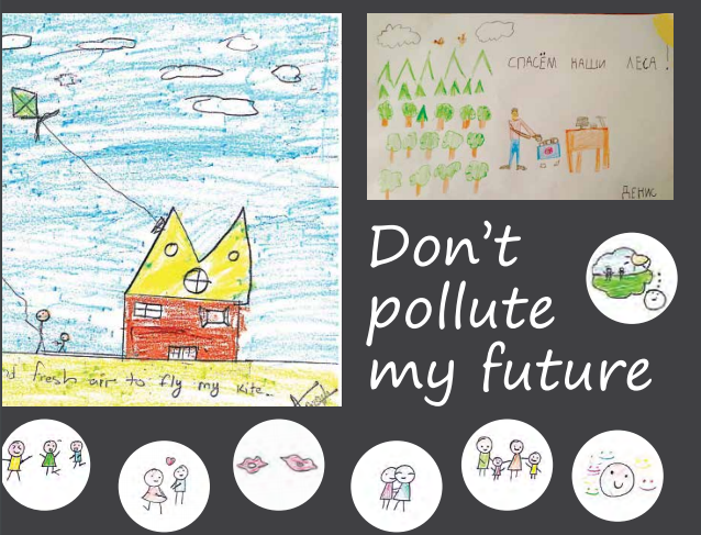how to draw factory pollution poster in step by step easy way