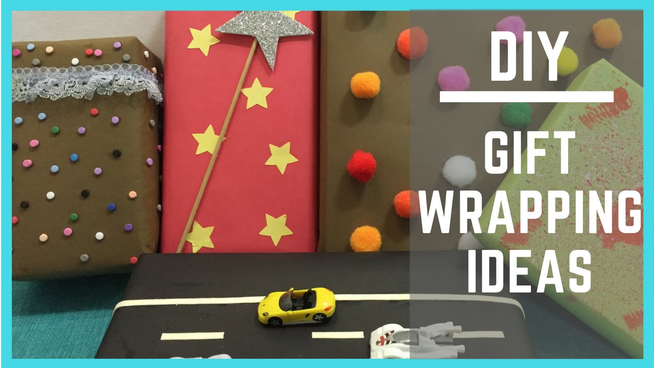 Inexpensive and Simple Gift Wrapping Ideas For Kids Presents