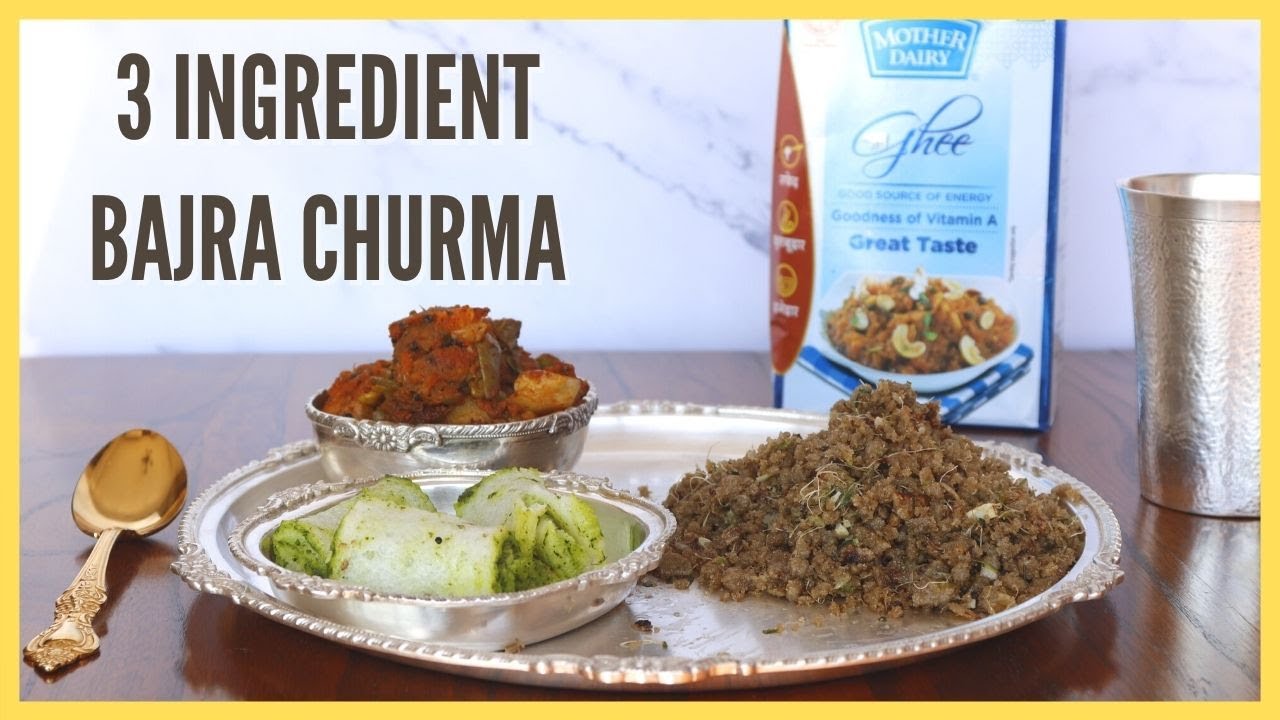 One Pot Meal – Lasooni Bajra Roti Churma