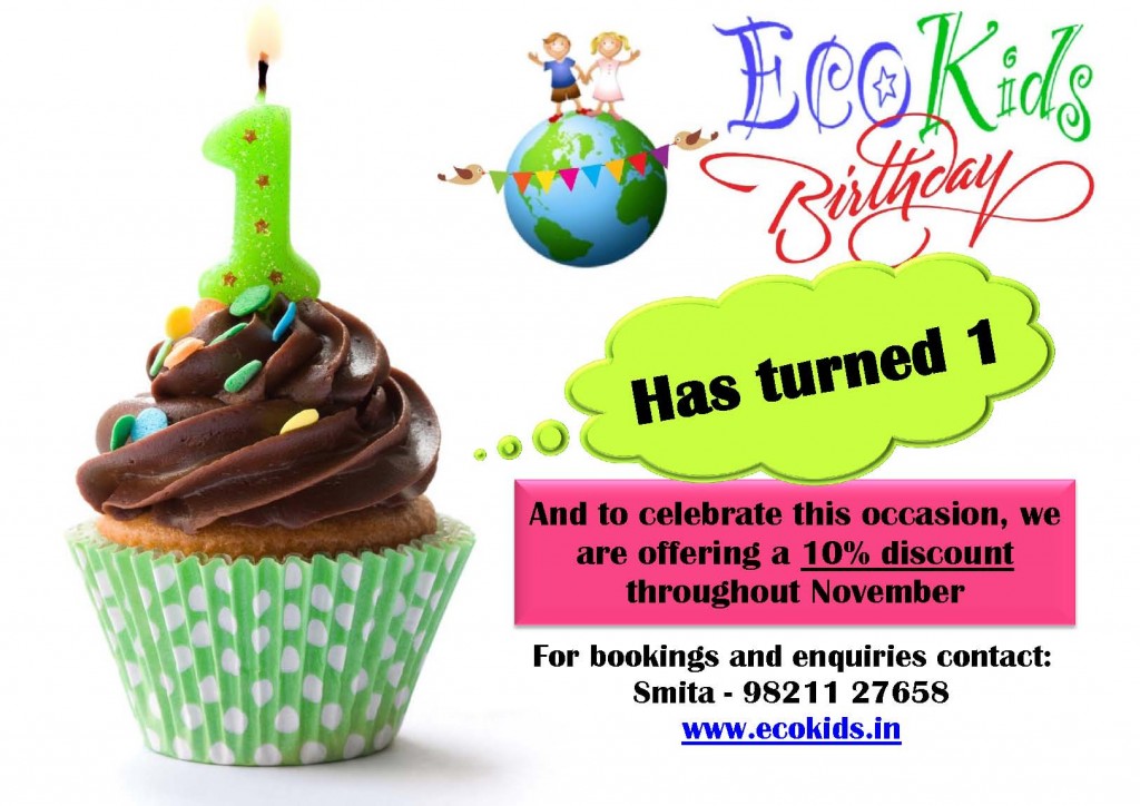 EcoKids - 1 year anniversary Flyer