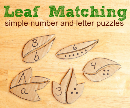 LEAF MATCHING PUZZLES