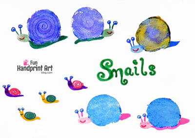Onion-Stamped-Snails-vegetable painting kidsstoppress.com]