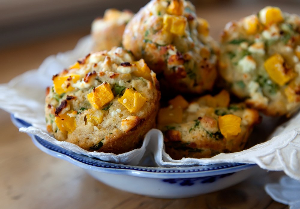 PUMPKIN AND FETA MUFFINS