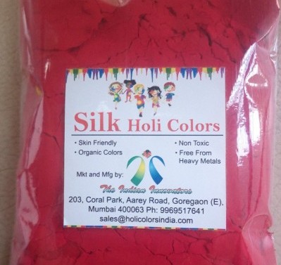 Silk Holi organic Colors ( Gulab ) - Pack_for kids_kidsstoppress