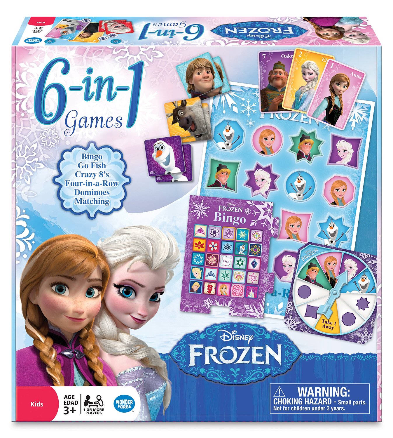 The Wonder Forge Frozen 6-in-1 Game Collection