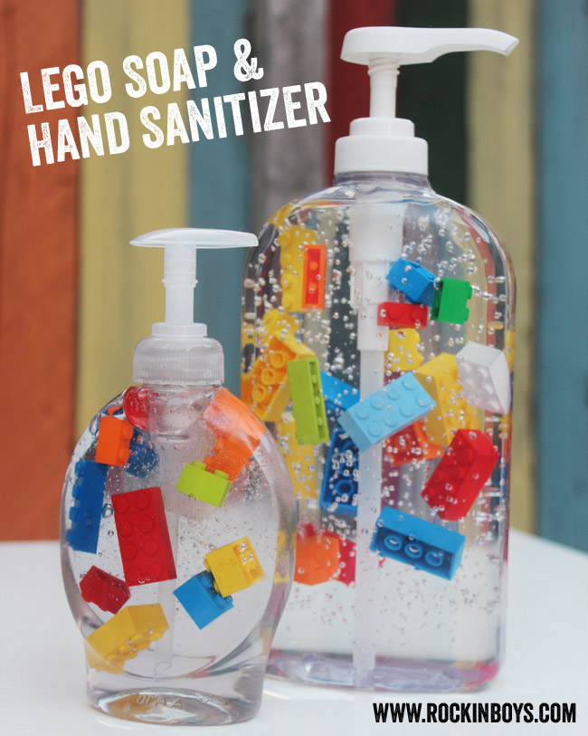 handwash hacks for kids with LEGO
