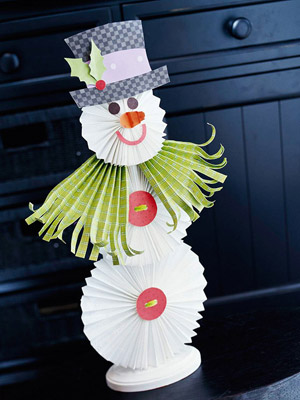 snowman paper craft_kidsstoppress