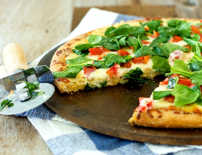 spinach crust pizza
