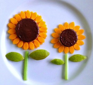 sunflower food art